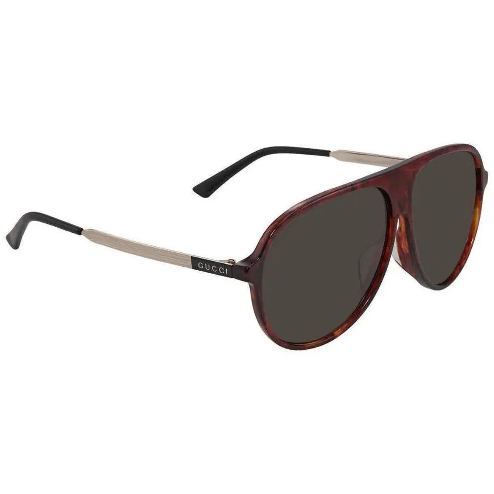 NEW Gucci Brown Aviator Men's Sunglasses